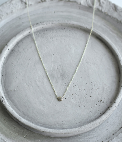 noguchi BIJOUX(ノグチ)K14WGグレーダイヤモンドネックレス nn4034-gr