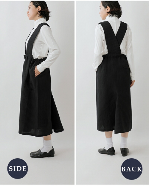 nooy ヌーイ ウールリネン ソフトワッシャー ファマシー スカート