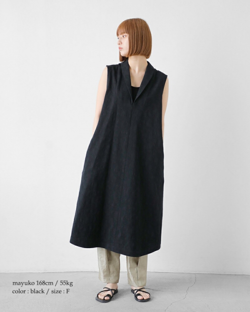nooy ヌーイ　シャッポウギ nooy ヌーイ フラワー ジャガード カウチ ドレス nop25s09-tr | iroma
