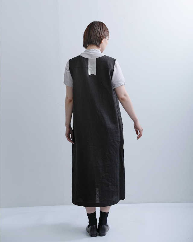 nooy ヌーイ リネン シルバー tie ドレス nop26s09 | iroma..aranciato