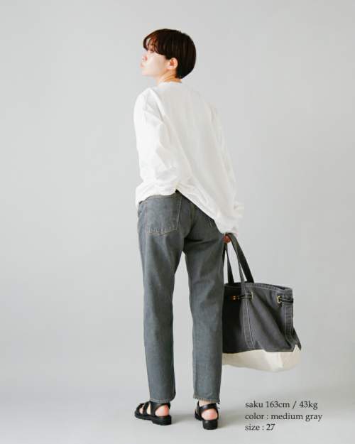 CIOTA(シオタ)スビンコットン13.5ozテーパードデニムパンツ nptl