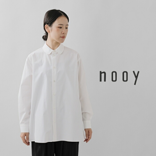 nooy ヌーイ コットン トロピカル クロス シャツ nsh25a04-nk | iroma