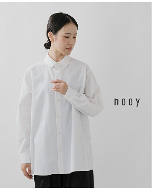 nooy ヌーイ コットン トロピカル クロス シャツ nsh25a04-nk | iroma