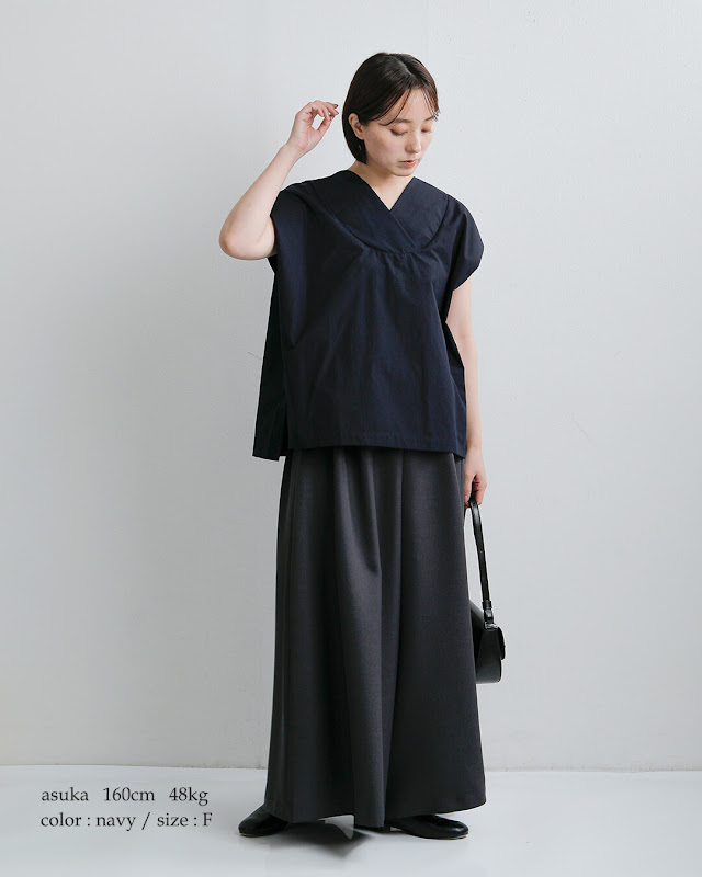 40%OFF】 nooy ヌーイ コットン ボトルブラウス nsh26s07 | iroma
