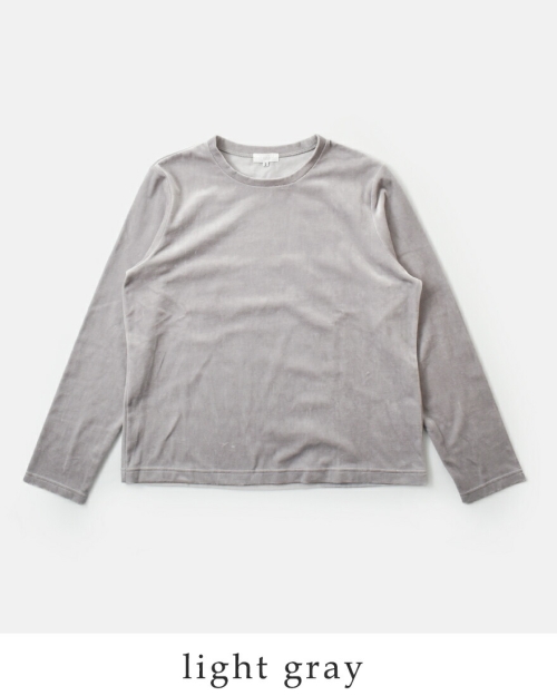 nooy ベロアトップス nooy ヌーイ オーガニック コットン ベロア トップス ntp25a02-kr