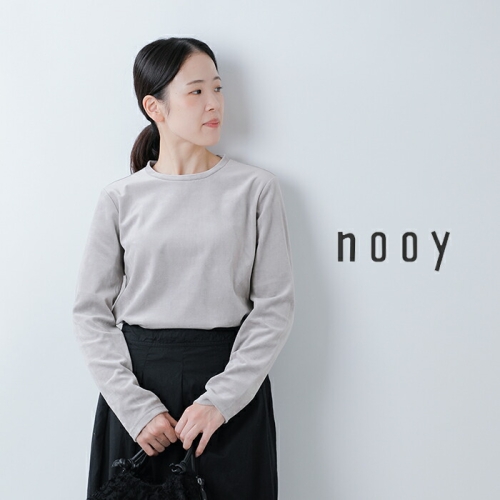 nooy ヌーイ オーガニック コットン ベロア トップス ntp25a02-kr