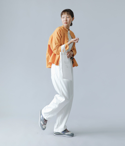 R & D.M.Co-(オールドマンズテーラー)製品染め リネン ロゴプリント