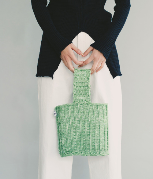 ONICA オニカ ウール リネン ニット コード バッグ “Knitted