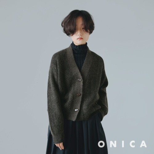 ONICA ニットカーディガン ONICA オニカ コットン モヘア ニット カーディガン “Cotton