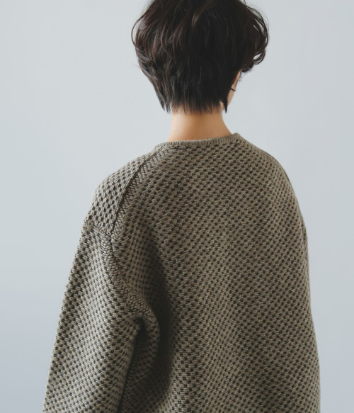 ONICA オニカ スーパーファインウール ジャガード カーディガン