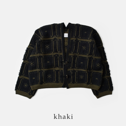 +ω+ アージャニ シャギージャガードロゴニット｜MEN｜251HAC70-216I｜AZUL BY