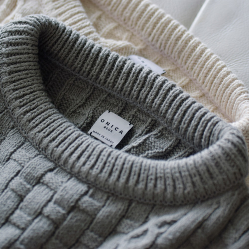 ONICA オニカ リサイクルコットン ジャンパー “Recycled-Cotton Jumper