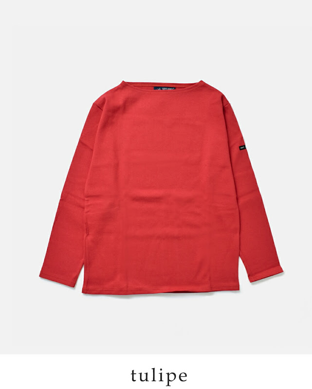 SAINT JAMES セントジェームス 厚手 コットン ボートネック カットソー