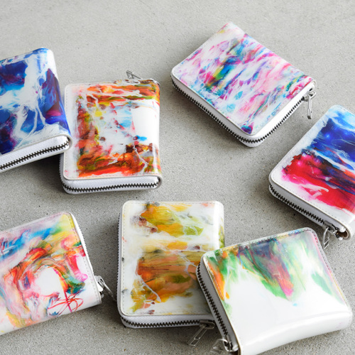 MACROMAURO （マクロマウロ） PAINT WALLET メンズファッション小物