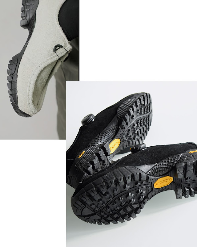 pg ピージー カウスエード ビブラムソール フリーロック シューズ