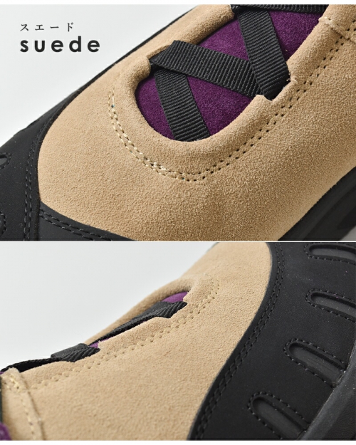 PG黒 スエード スリッポン ビブラムソール PADRONE パドローネ / SIDE GORE SHOES with #884C Vibram