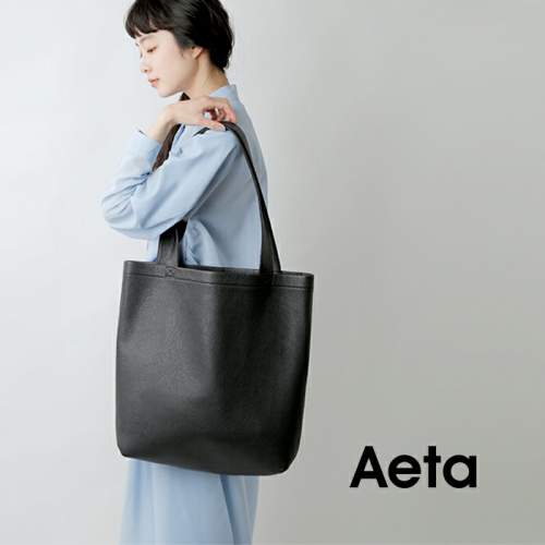 Aeta(アエタ)レザースクエアトートバッグL“TOTE L” pg48-yh | iroma 