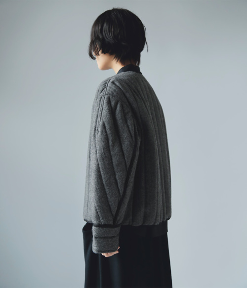 FIKA. ブルゾン アウター Cotton nylon hoodie blouson