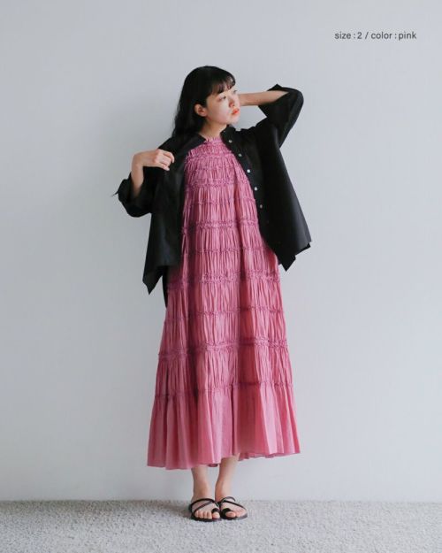 Pheeta(フィータ) コットンシャーリングスクエアノースリーブ Pheeta(フィータ) | iroma..aranciato