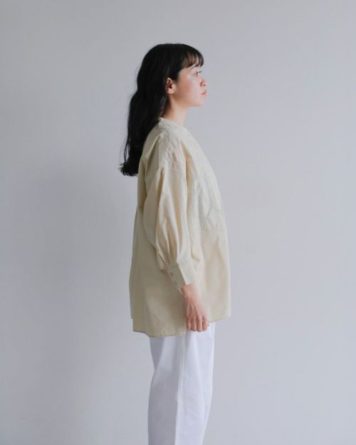 Pheeta フィータ オーガニックコットン シャツ “Phoebe” ph013c-35-kk