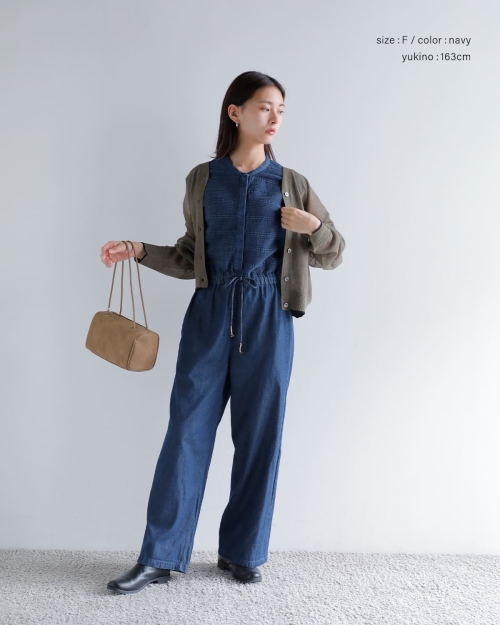 フィータ pheeta デニムオールインワン Pheeta フィータ ピンタック オールインワン “Trinity” ph011c