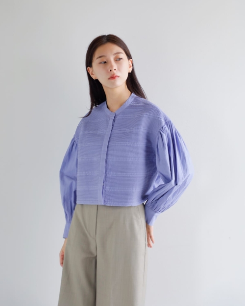 Pheeta フィータ オーガニックコットンポプリン ショートシャツ