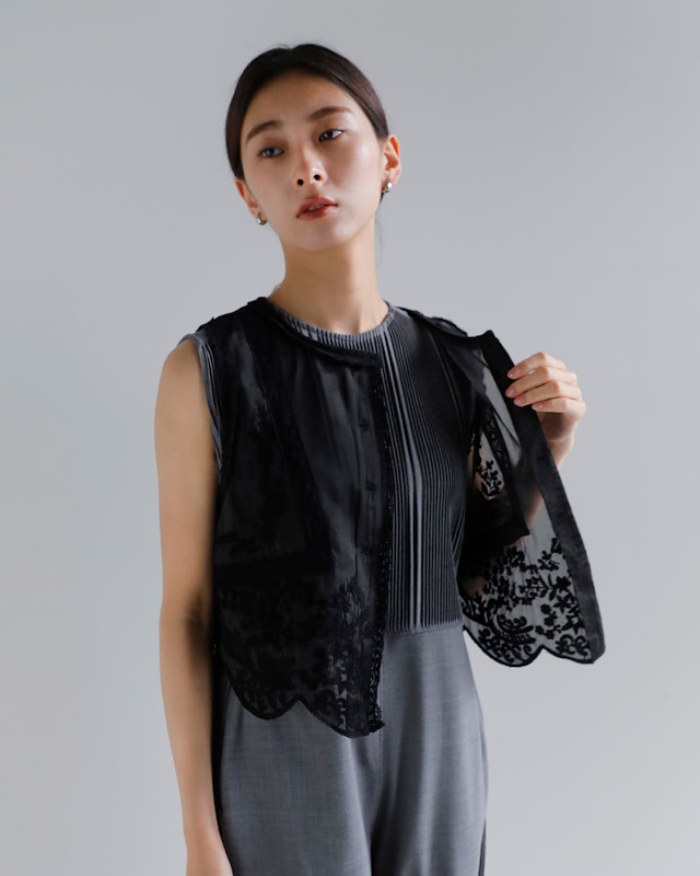 Pheeta フィータ レース ベスト “Maria” ph015c-12 | iroma..aranciato