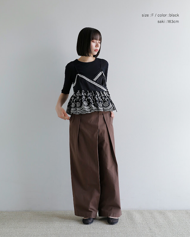 Pheeta フィータ コットン W Tシャツ “Hedy” ph015c-cu11 新作 | iroma