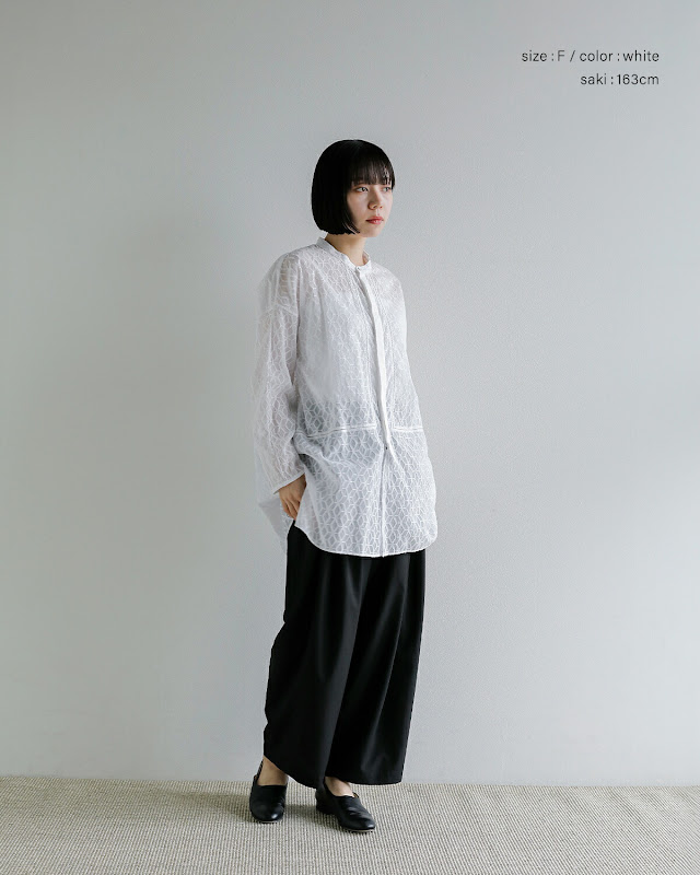Pheeta フィータ コットン ミックス チャンデリ シャツ Christine