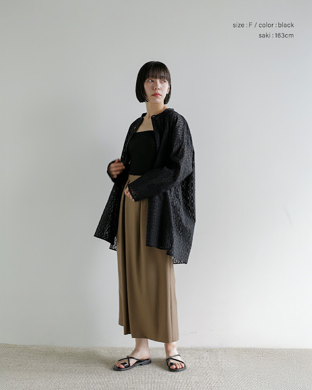 Pheeta フィータ コットン ミックス チャンデリ シャツ Christine