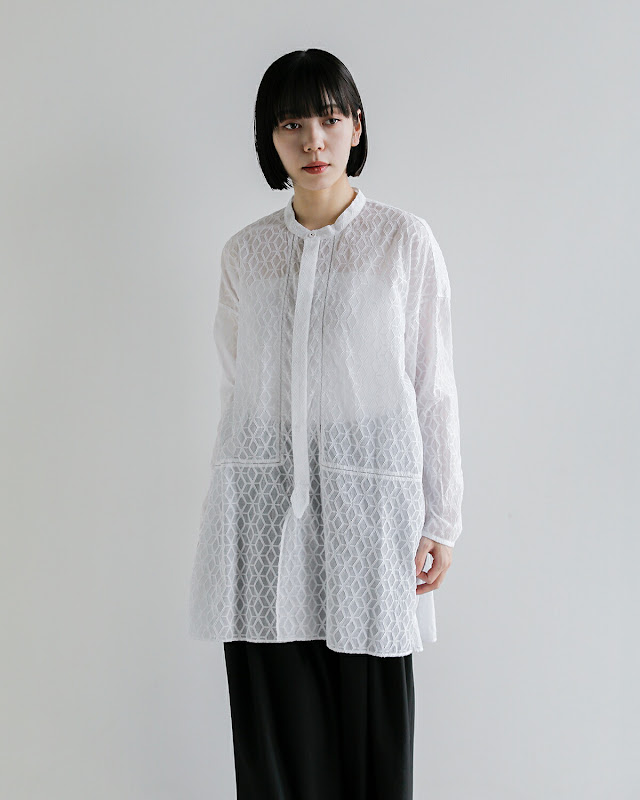 Pheeta フィータ コットン ミックス チャンデリ シャツ Christine