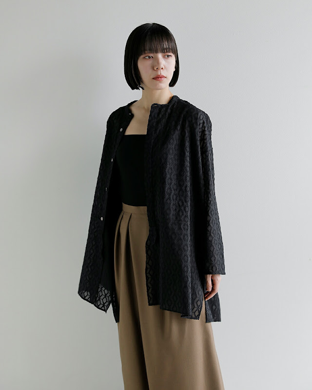 Pheeta フィータ コットン ミックス チャンデリ シャツ Christine