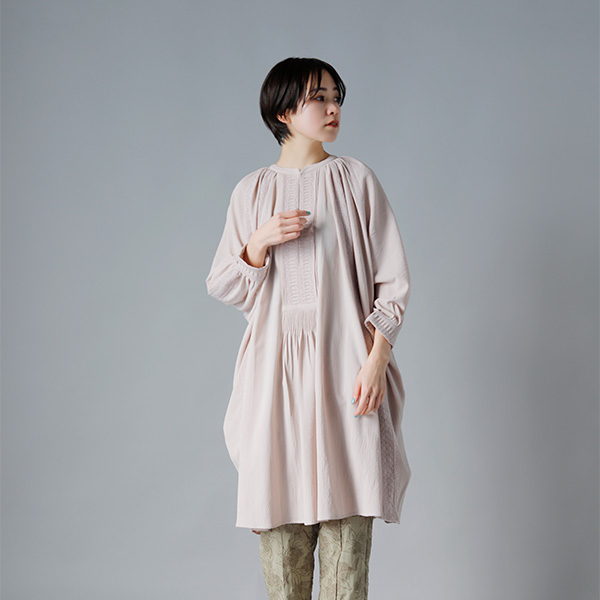 Pheeta(フィータ)スキッパーロングシャツ“Rei” ph20cl-03 | iroma