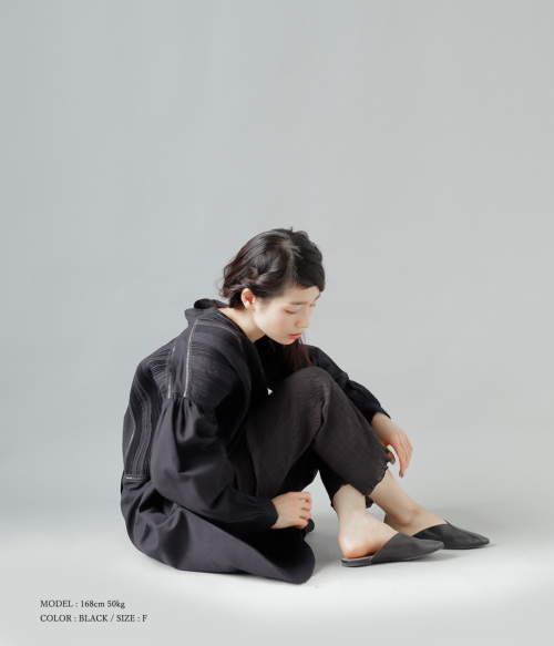 Pheeta(フィータ)コットンシャーリングロングパンツ“Vera