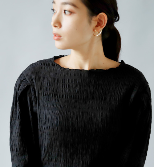 Pheeta(フィータ)コットンシャーリングロングスリーブプル