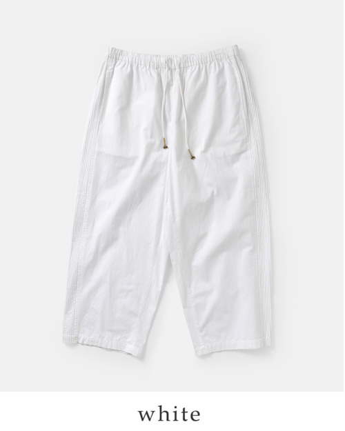 Pheeta(フィータ)コットンサイドタックパンツ“Trinity” ph22ss