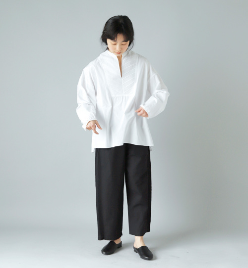 Pheeta(フィータ)コットンサイドタックパンツ“Trinity” ph22ss