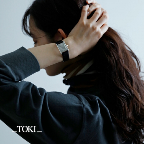_TOKI_ トキ リザードレザー スターリングシルバー SV925 角型時計