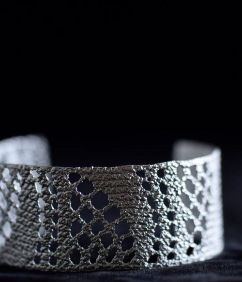 MAISON RUBUS. メゾンルーバス / lace bangle L Silver