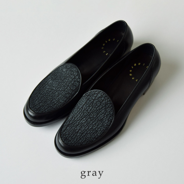 Half Calf Baby Re-lux Production Post ベビーカーフ　ブラック Re-lux Production Post Rubber CASANOVA&CO | Black 靴