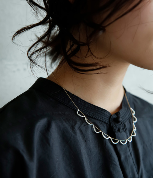 MAISON RUBUS. メゾンルーバス 淡水パール リップルズ ネックレス “ripples necklace” rip-n1-p-85 |  iroma..aranciato