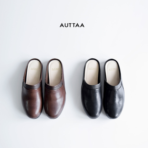 AUTTAA(アウッタ)ナッパレザースリッパルームシューズ“Room Shoes III