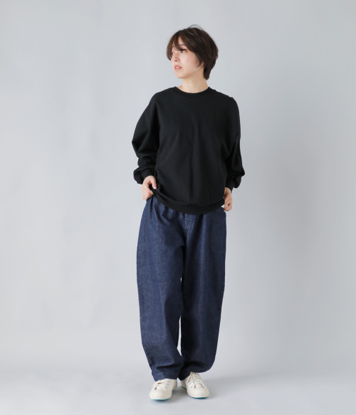 新しい atelier naruse(アトリエナルセ)コットン カノコ バルーン シャツ/ブラウス(長袖/七分)