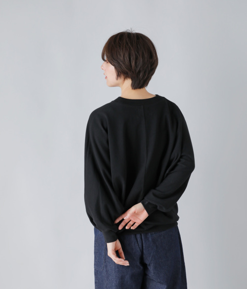 atelier_naruse 　コットンプルオーバー atelier naruse｜コットン ボーダー 半袖 カットソー プル