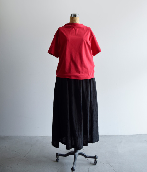 atelier naruse アトリエナルセ コットン ハイネック 半袖