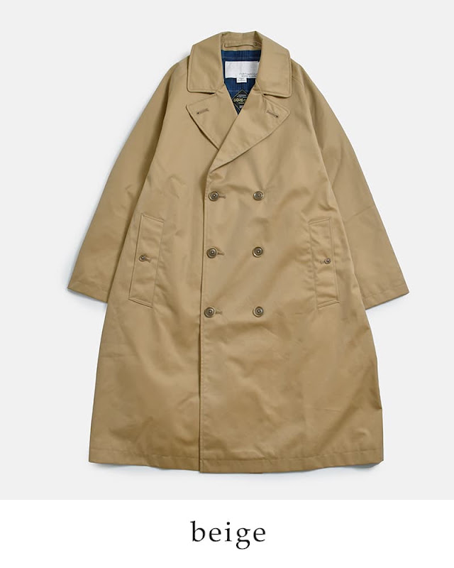 nanamica ナナミカ 2L コットン GORE-TEX ダブルブレステッドコート