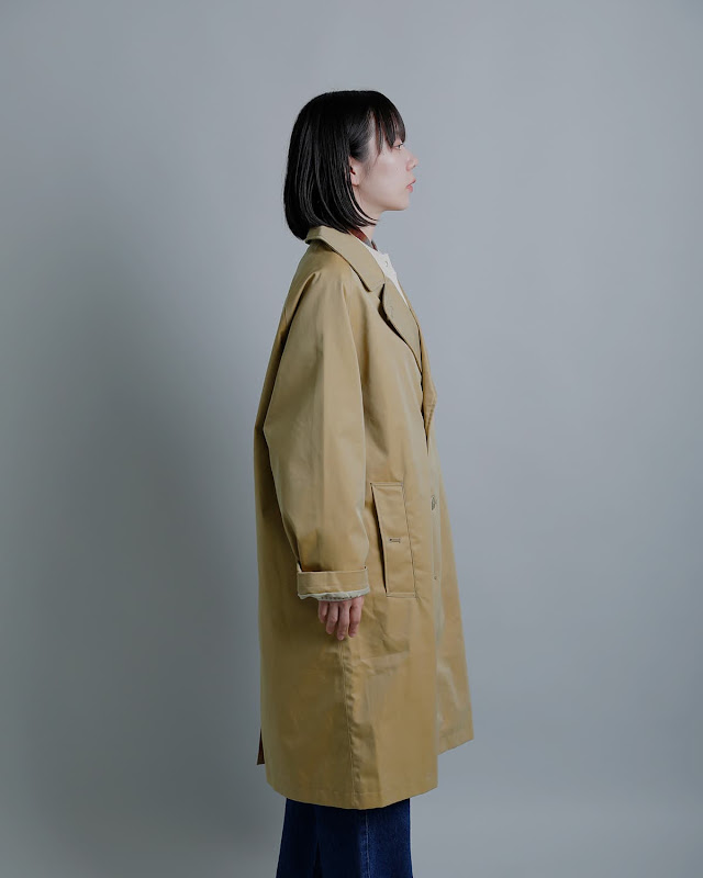 nanamica ナナミカ 2L コットン GORE-TEX ダブルブレステッドコート