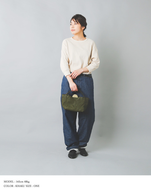 sonor(ソナー)染めピッグスキンラウンドトートバッグ“SOME CORON