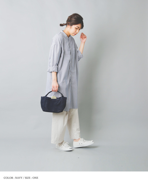 【定価2万】ソナー sonor*染めピッグスキンラウンドトートバッグ SOME CORON*かばん手提げレザー皮革黒0423(ba10-2304-158)【42D32】