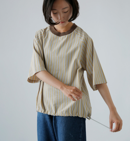 atelier naruse アトリエナルセ コットン タイプライター 裾絞り